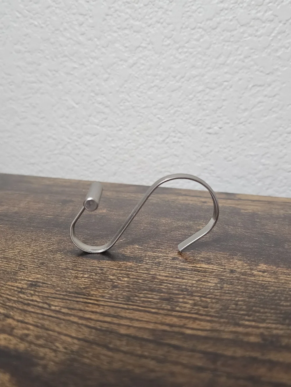 Brushed Nickel Designer Shower Hooks - 12 Pack